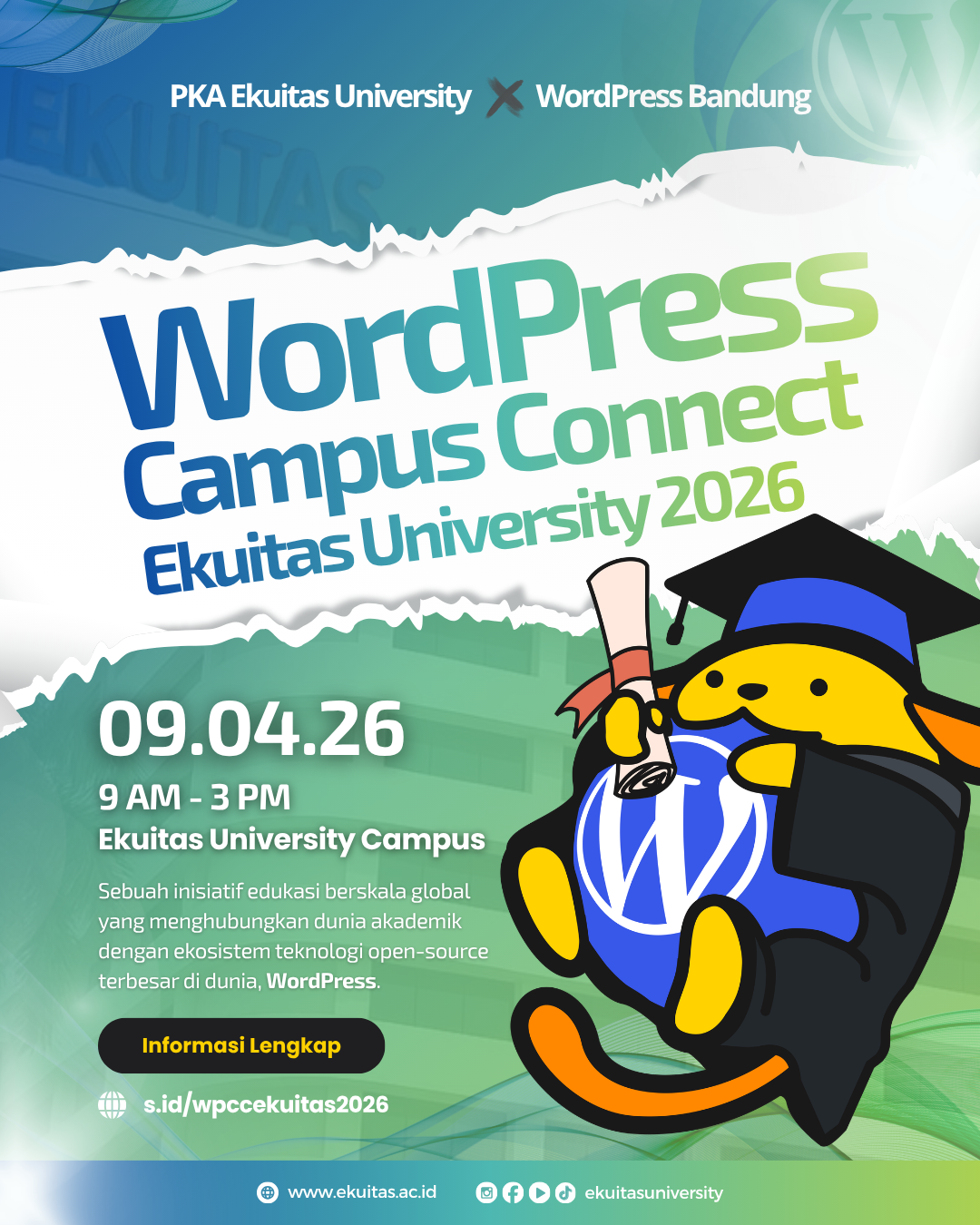 WordPress Campus Connect Ekuitas University 2026