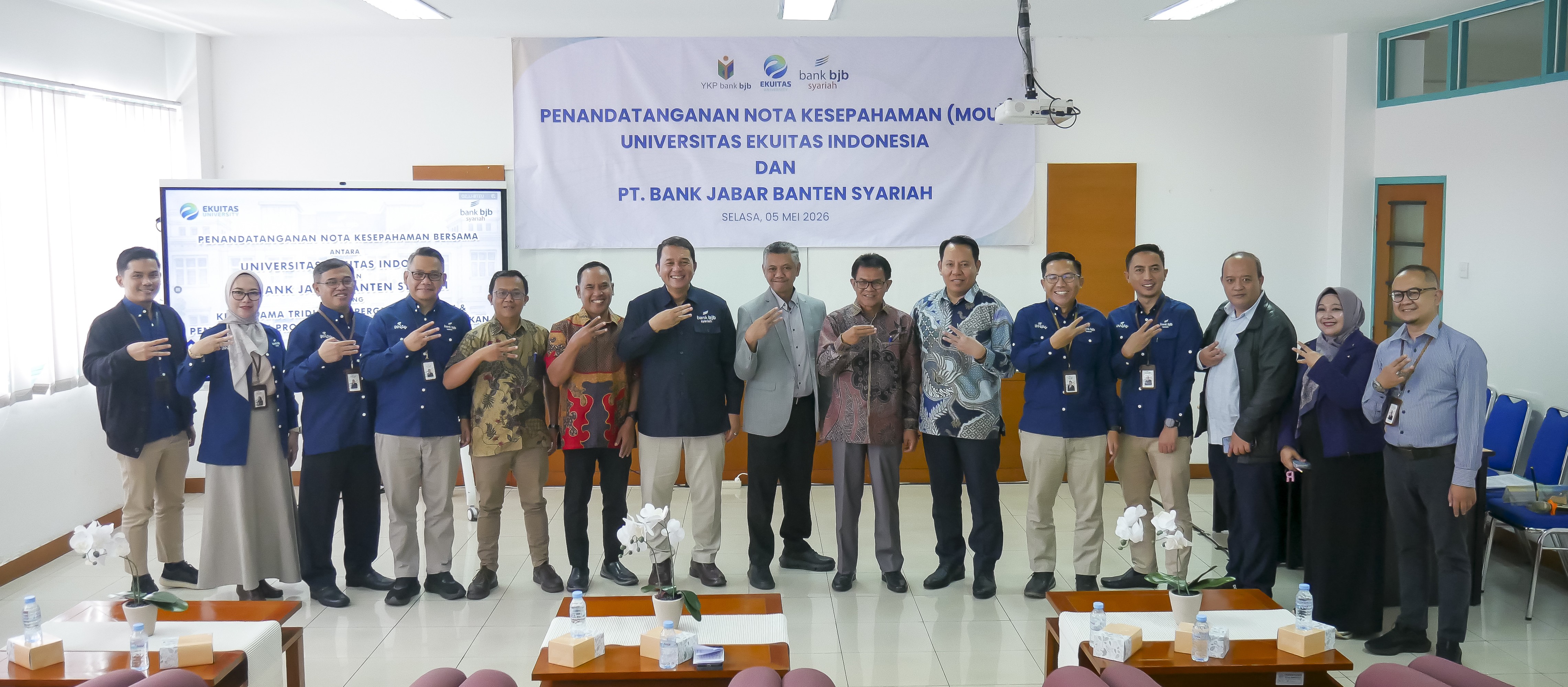 Ekuitas University Gandeng bank bjb Syariah, Perluas Kerja Sama Pendidikan dan Industri Perbankan Syariah