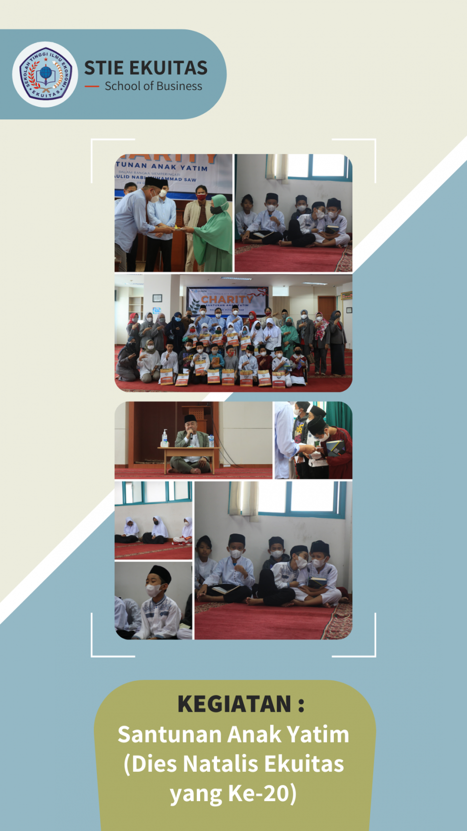 Santunan Anak Yatim (Dies Natalis Ekuitas yang Ke-20)